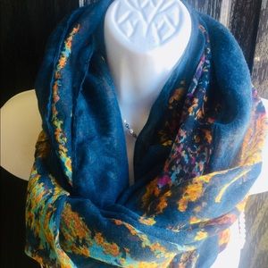 Infinity Art Scarf Handmade-Spring or Summer worth